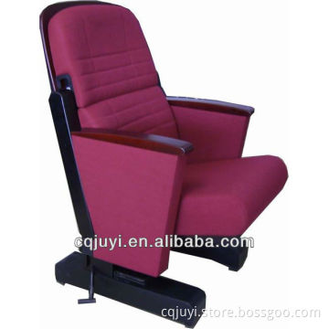 JY-601 factory price folding easy chair wooden Folding Theater Chairs folding cushion chair elegant auditorium seating